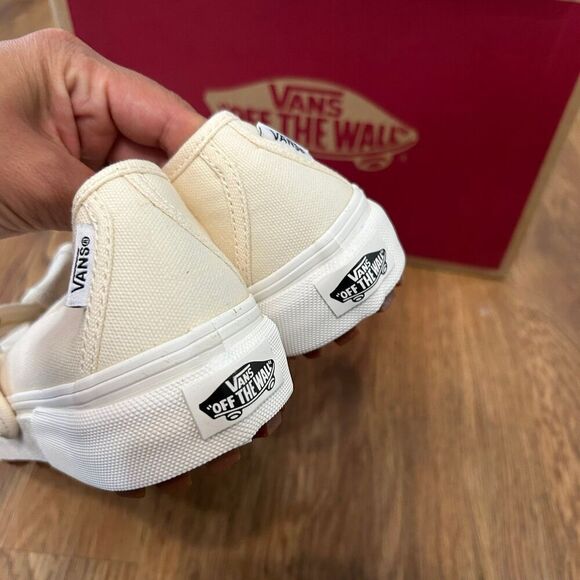 VANS off the wall Mary Jane cream beige shoes sneakers women’s 9 new - Picture 5 of 7